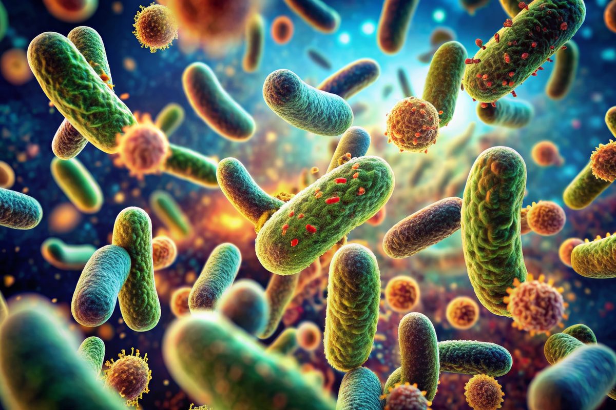 Bacterias ruminales en actividad